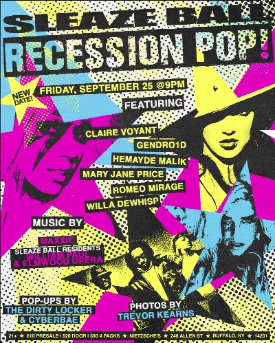 Sleaze Ball: Recession Pop! at Nietzsche's — Sep 25, 2026