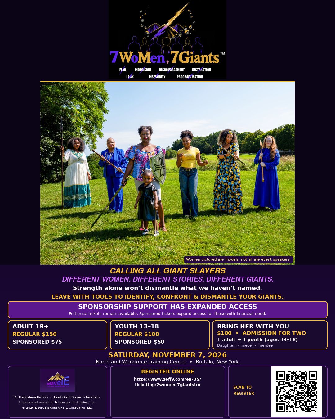 7WoMen, 7Giants™: 1 Day Women's Empowerment Experience