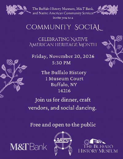 Community Social: Celebrating Native American Heritage Month