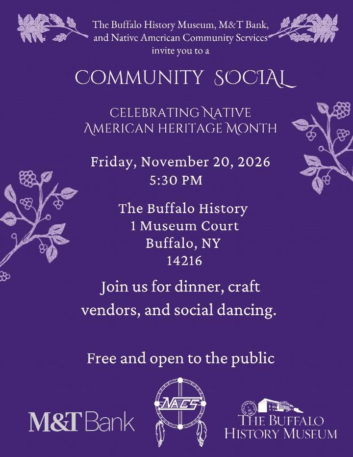 Community Social: Celebrating Native American Heritage Month