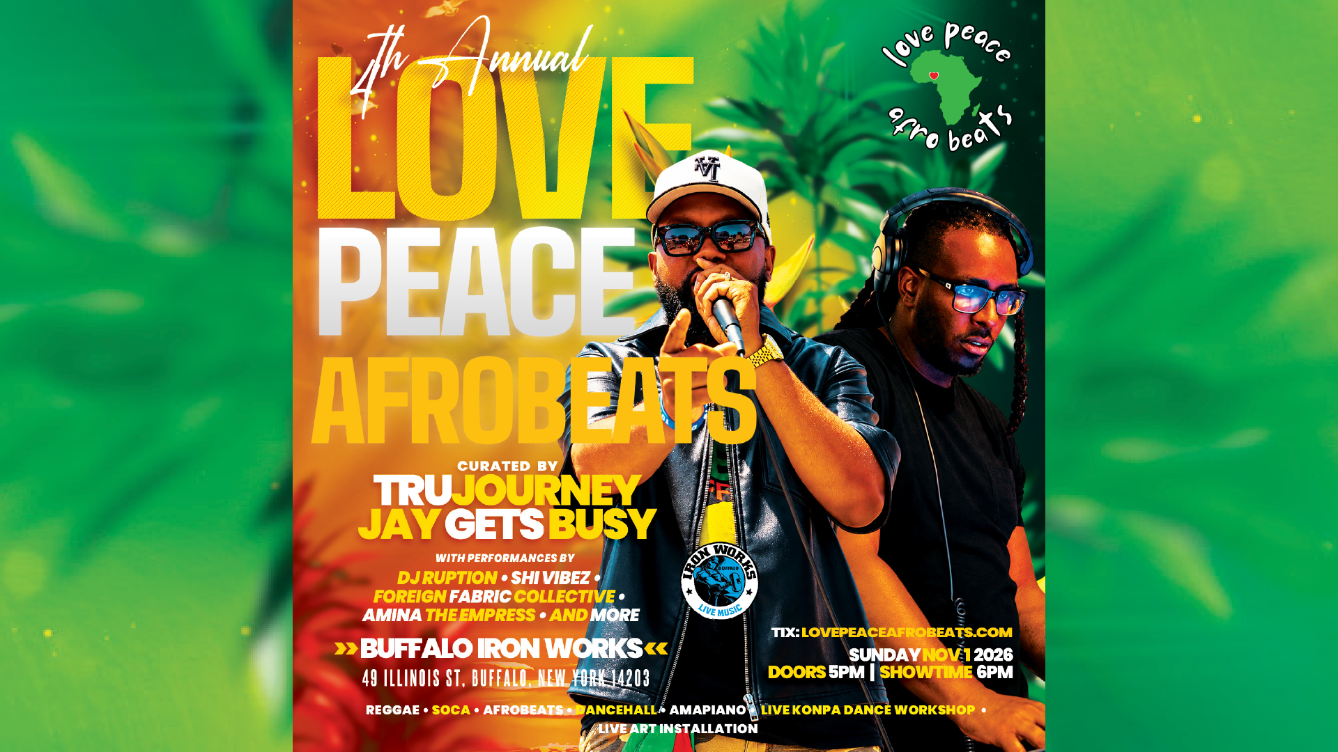 4th Annual Love Peace & Afrobeats