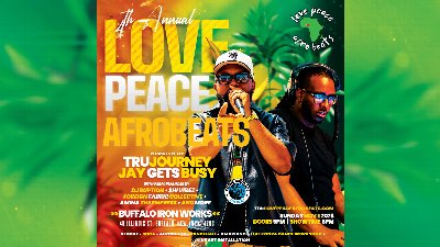 4th Annual Love Peace & Afrobeats at Buffalo Iron Works — Nov 1, 2026