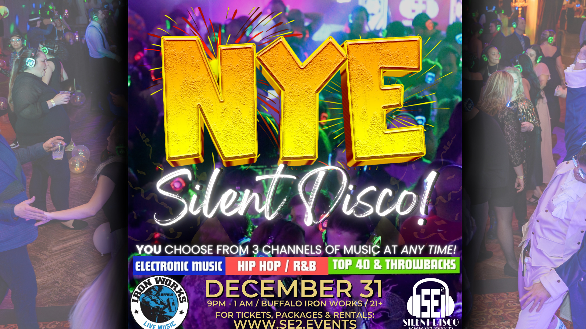 SE2 Silent Disco Presents: NYE Silent Disco