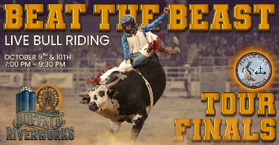 Live Bull Riding: Beat the Beast Bull Riders Tour Finals at Buffalo Riverworks — Oct 10, 2026