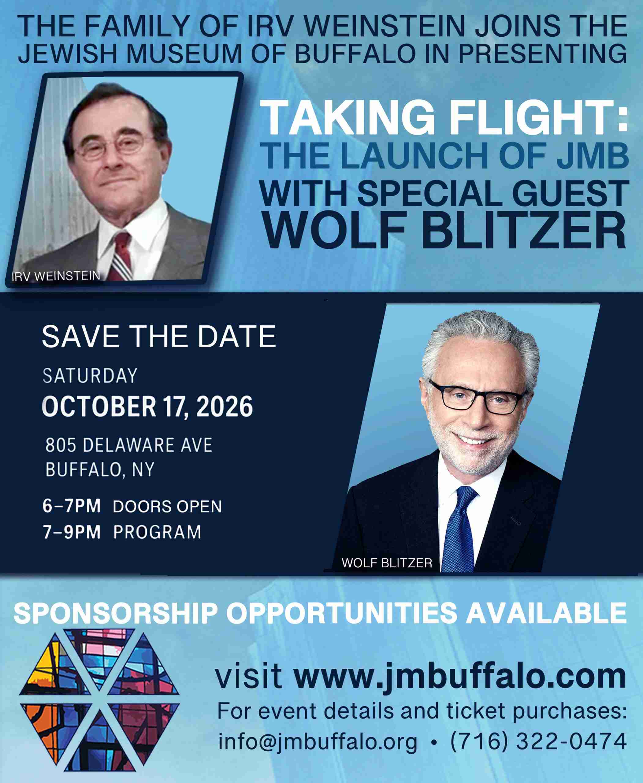 Wolf Blitzer coming to Buffalo