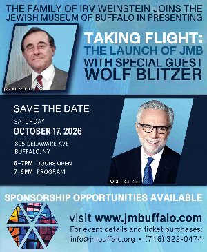 Wolf Blitzer coming to Buffalo