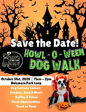 Buddy’s Second Chance Rescue Hosts Howl-O-Ween Dog Walk
