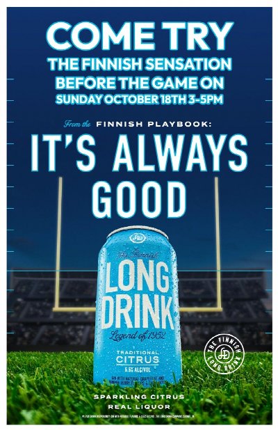 Long Drink Sampling Event