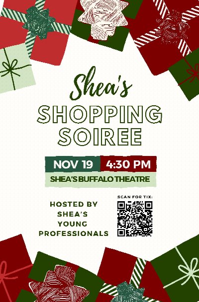 Shea's Shopping Soiree at Shea's Performing Arts Center — Nov 19, 2026