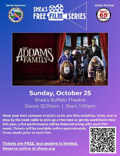 Shea's Free Film Series: The Addams Family