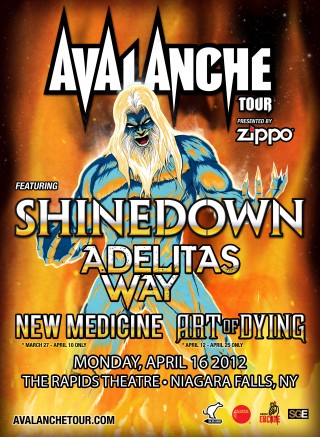 Avalanche Tour 2012: Featuring Shinedown