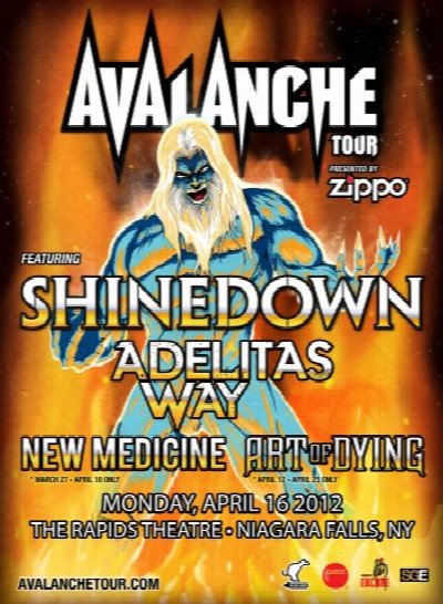 Avalanche Tour 2012: Featuring Shinedown