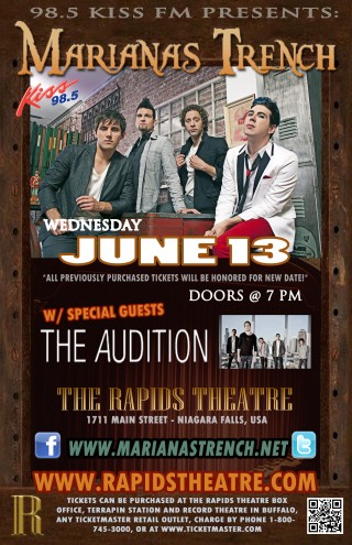 Marianas Trench (Presented by 98.5 KISS)