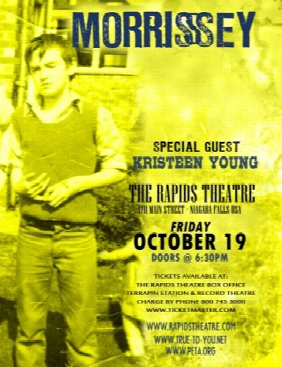 Morrissey at The Rapids Theater — Oct 19, 2012