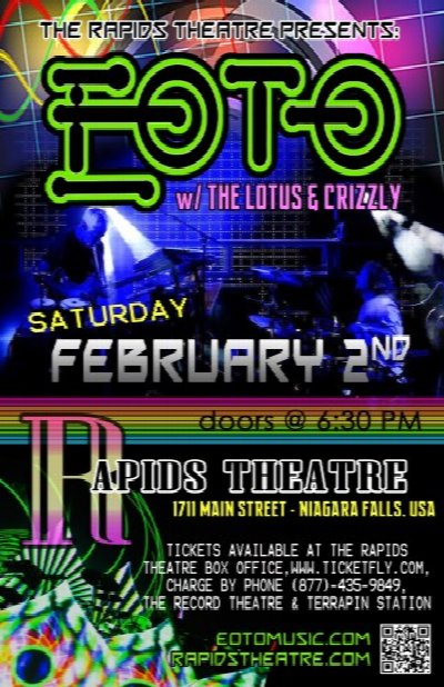 EOTO w/ The Lotus & Crizzly at The Rapids Theater — Feb 2, 2013