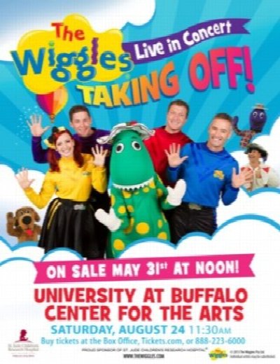 The Wiggles - Taking Off World Tour at UB Center for the Arts — Aug 24, 2013