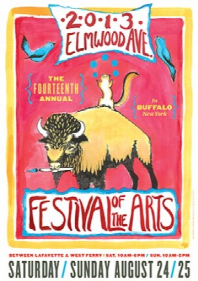 Elmwood Avenue Festival of the Arts at Elmwood between Lafayette and West Ferry — Aug 24, 2013