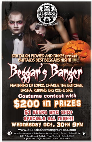 We're Talkin' Plowed Dollar F*ckin' Beer Night presents : Beggars' Banger