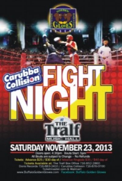 FIGHT NIGHT LIVE BOXING EVENT at Tralf Music Hall — Nov 23, 2013