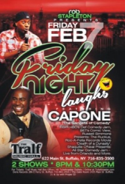 FRIDAY NIGHT LAUGHS Featuring ROB STAPLETON