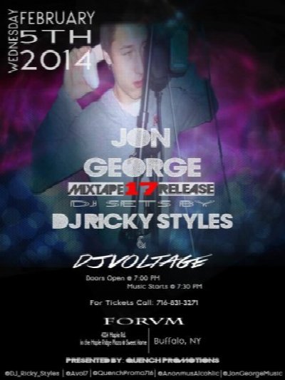 Jon George's 17 Mixtape Release Party