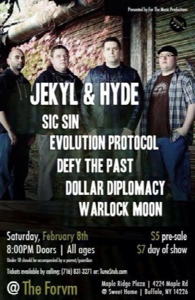 Dollar Diplomacy, Defy The Past, Sic Sin, Jekyl & Hyde, Evolution Protocol, & Warlock Moon!