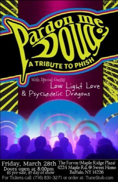 Pardon Me, Doug (Phish Tribute) at 4224 Maple Rd, Buffalo, NY 14226 — Mar 28, 2014