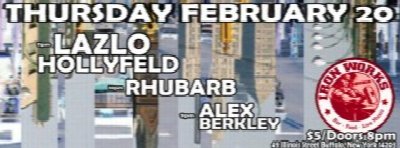 Lazlo Hollyfield, Rhubarb & Alex Berkley