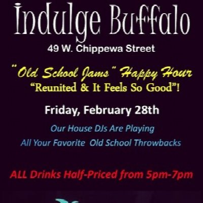 "Old School Jams" Happy Hour