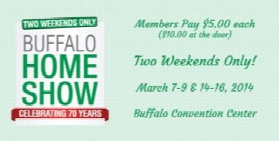 Buffalo Home Show 2014 at Buffalo Niagara Convention Center — Mar 14, 2014