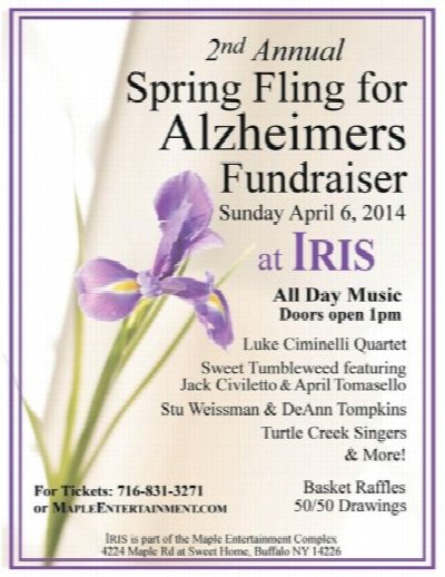 2nd Annual Spring Fling for Alzheimers Fundraiser at 4224 Maple Rd. Amherst NY — Apr 6, 2014