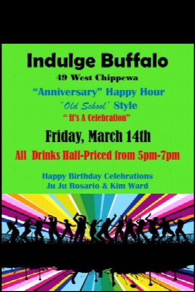 Old School Anniversary Happy Hour: It's a Celebration at 49 W Chippewa Buffalo, NY 14202 — Mar 14, 2014