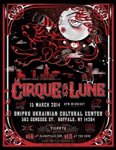Le Cirque de la Lune at 562 Genesee St, Buffalo, NY 14204 — Mar 15, 2014
