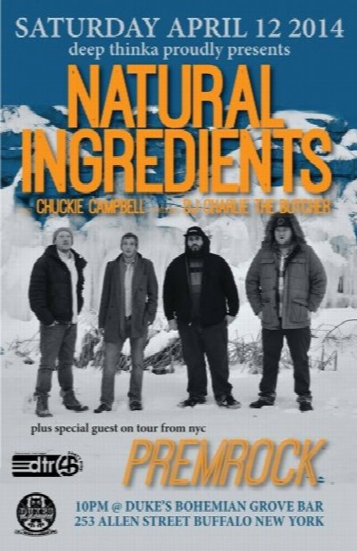 Natural Ingredients and PremRock at DBGB at DBGB's — Apr 12, 2014