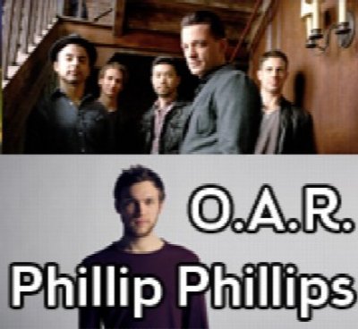 O.A.R. &  PHILLIP PHILLIPS at Artpark — Jul 2, 2014