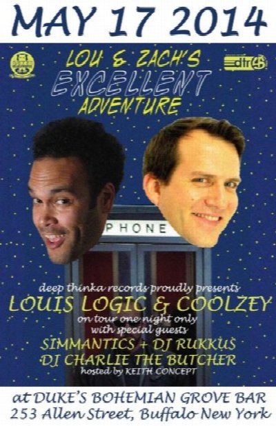 Coolzey & Louis Logic in Buffalo at DBGB's — May 17, 2014