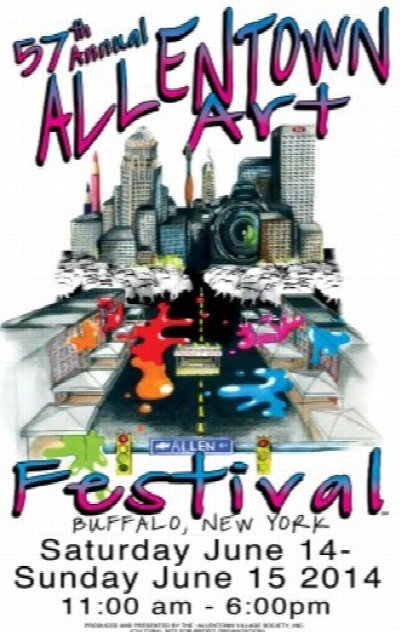 Allentown Art Festival at Delaware Ave., Buffalo, NY — Jun 14, 2014