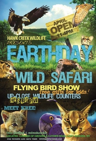 Earth Day at Hawk Creek Wildlife Center — Apr 25, 2015