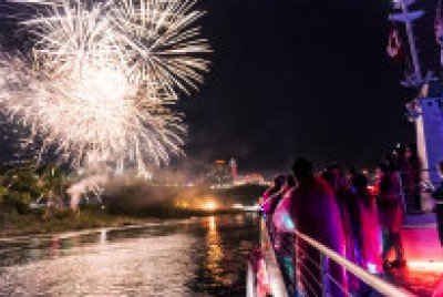 Falls Fireworks Cruise at Hornblower Niagara Cruises — Sep 19, 2014