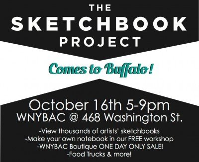 The Sketchbook Project @ WNYBAC at Western New York Book Arts — Oct 16, 2014