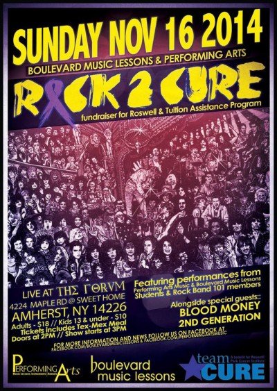 ROCK 2 CURE - A Fundraiser Event for Roswell & Tuition Assistance at The Forvm — Nov 16, 2014