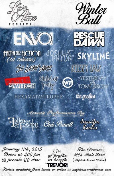 2015 Live Alive Festival: Winter Ball at The Forvm — Jan 11, 2015