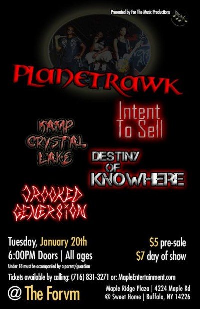 PlanetRAWK at The Forvm — Jan 20, 2015
