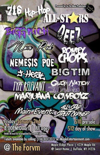 716 Hip Hop All Stars Show at The Forvm — Jan 2, 2015