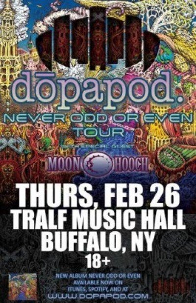 Dopapod with Moon Hooch at Tralf Music Hall — Feb 26, 2015
