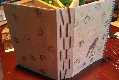 Book-Bag Journal Making at Western New York Book Arts — Jan 31, 2015