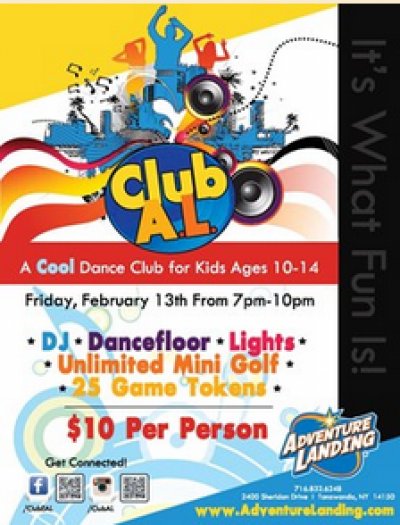 Teen Night and Club A. L. are Back at Adventure Landing — Feb 13, 2015