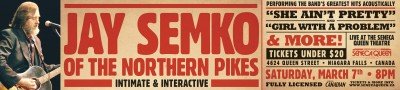 Jay Semko from the Northern Pikes at Seneca Queen Theatre — Mar 7, 2015