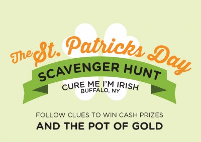 St. Patrick's Day Scavenger Hunt and After Party! at Canalside Buffalo — Mar 14, 2015