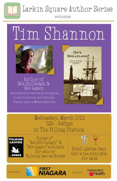 Larkin Square Author Series Presents: Tim Shannon — Mar 11, 2015